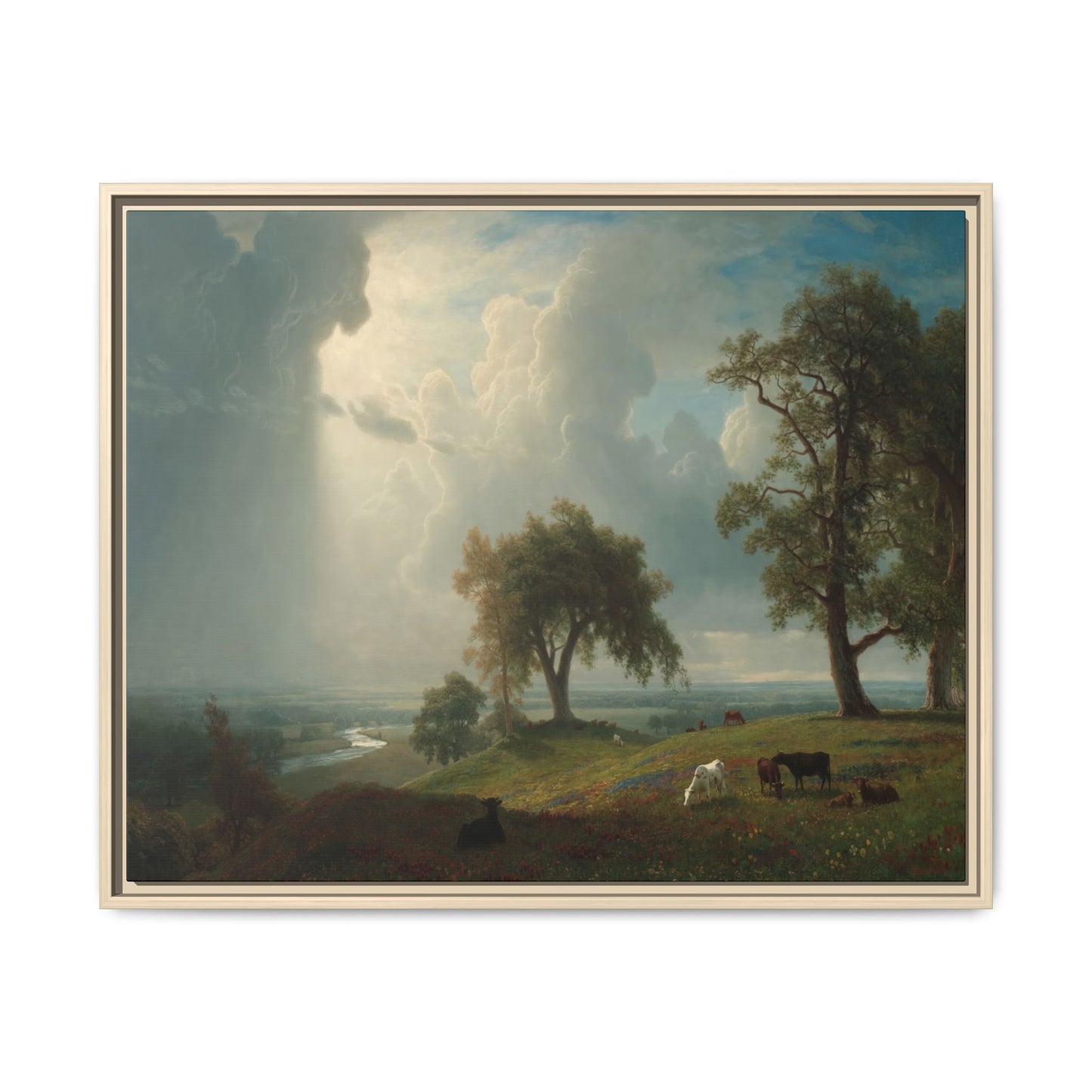Bierstadt, Albert - California Spring (1875) - Matte Canvas, Framed