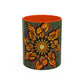 Pacio, Adam - Monarch Butterfly Mandala - Colorful Accent Mugs