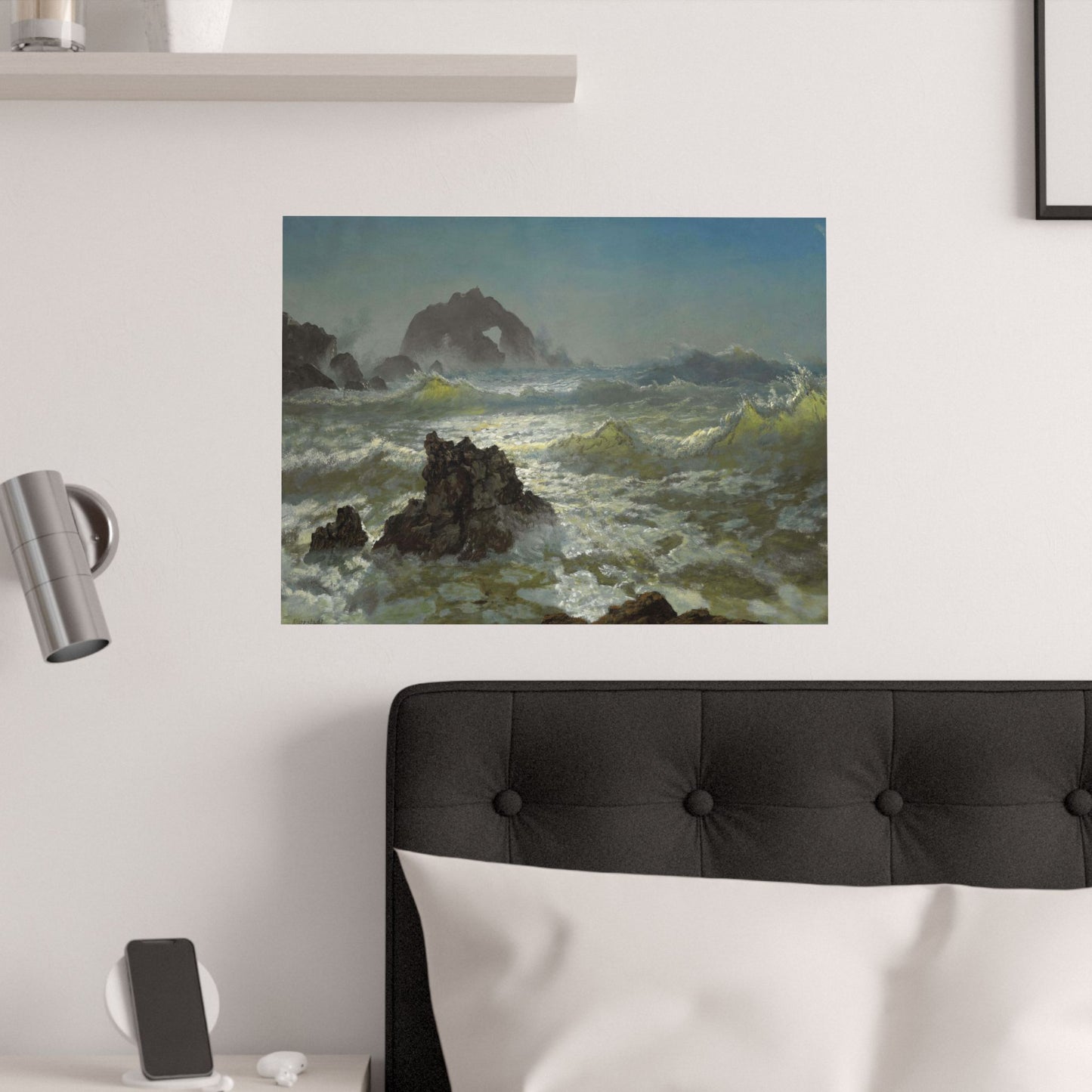 Bierstadt, Albert - Seal Rock (1872) - Satin Posters
