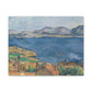 Cézanne, Paul - The Bay of Marseille, Seen from L'Estaque (1885) - Canvas Block, unframed