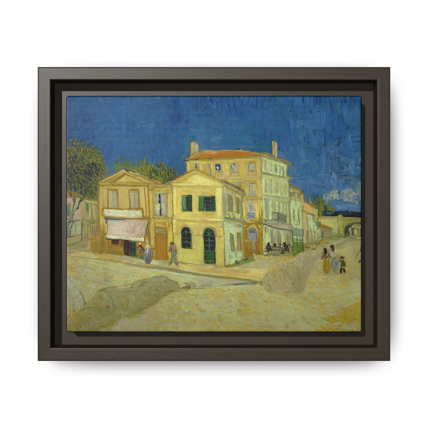 Van Gogh, Vincent - The Yellow House (1888) - Matte Canvas, Framed