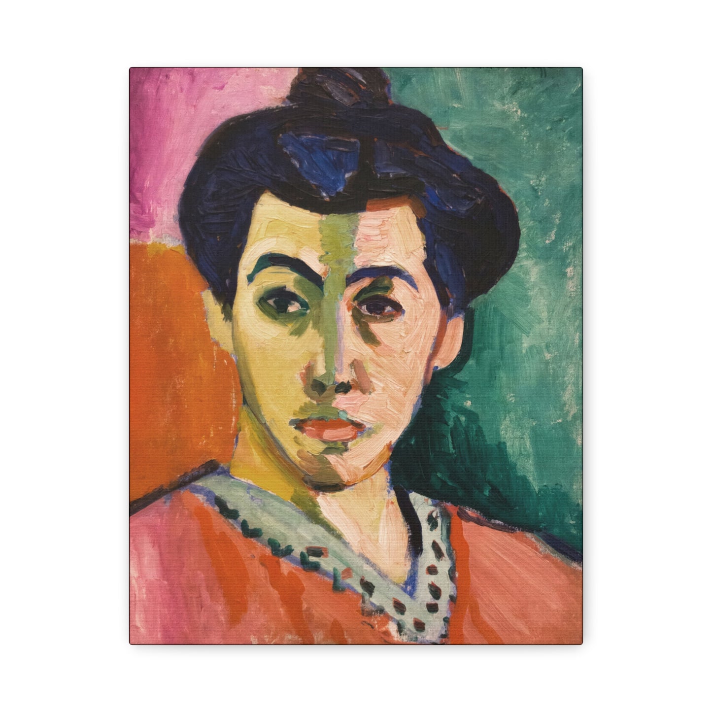 Matisse, Henri - The Green Stripe (1905) - Canvas Block, unframed
