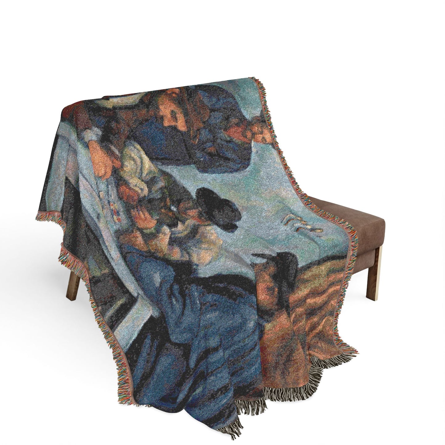 Cézanne, Paul - The Card Players (1892) - Woven Blanket