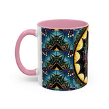 Obsidian Grandmothers Mandala - Colorful Accent Mugs