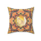 Filiger, Charles - Woman’s Head with Closed Eyes (1893) - Suede Square Pillow
