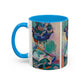 Matisse, Henri - Woman with a Hat (1905) - Colorful Accent Mugs