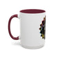 AdamPacio.com - Black Logo - Colorful Accent Mugs