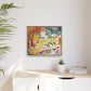 Matisse, Henri - The Joy of Life (1905) - Matte Canvas, Framed