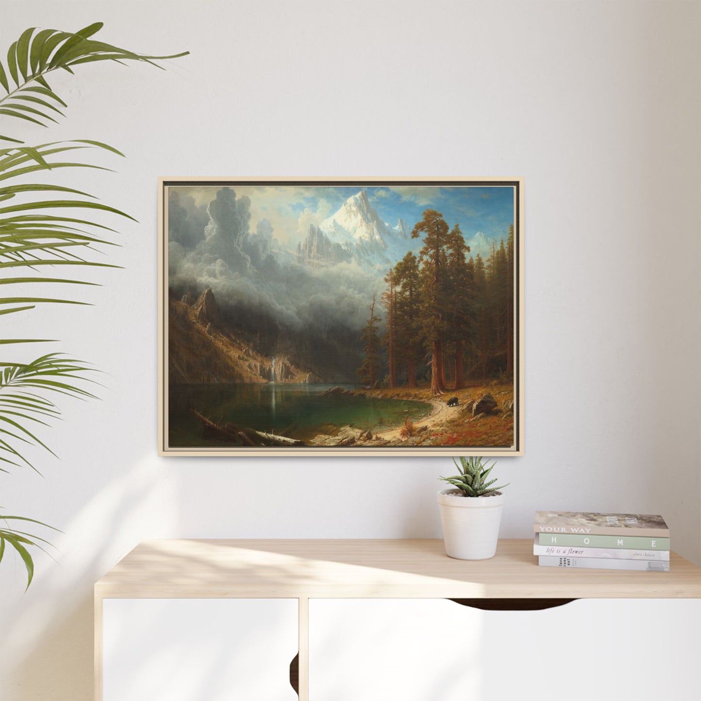 Bierstadt, Albert - Mount Corcoran (1877) - Matte Canvas, Framed