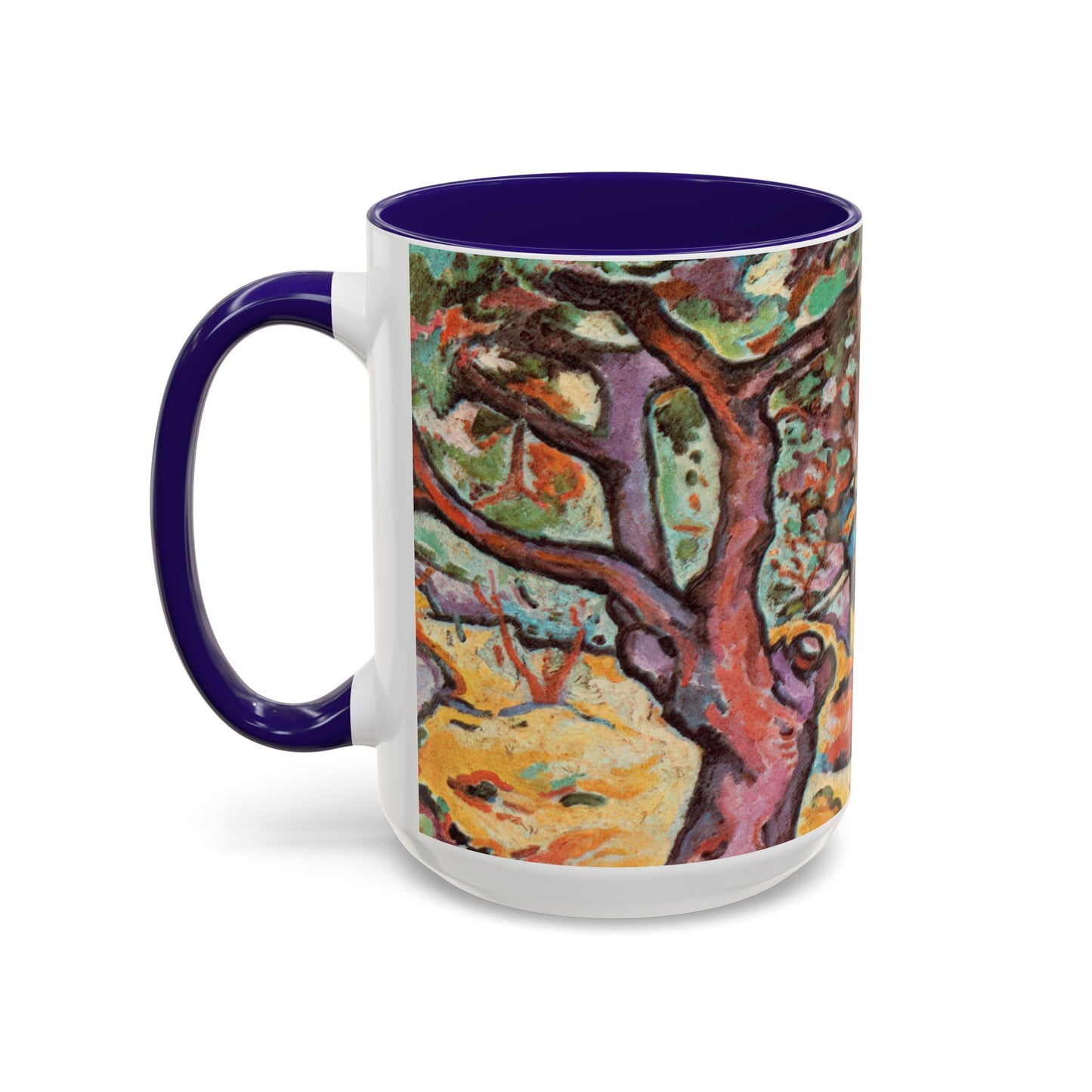 Braque, Georges - Olive Tree near L'Estaque (1906) - Colorful Accent Mugs