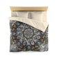 Pacio, Adam - Memento Mori Mandala - Microfiber Duvet Cover