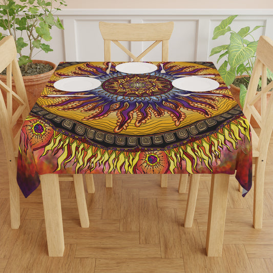 Solar Disc Mandala - Tablecloth