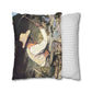 Courbet, Gustave - The Stone Breakers (1850) - Suede Square Pillowcase
