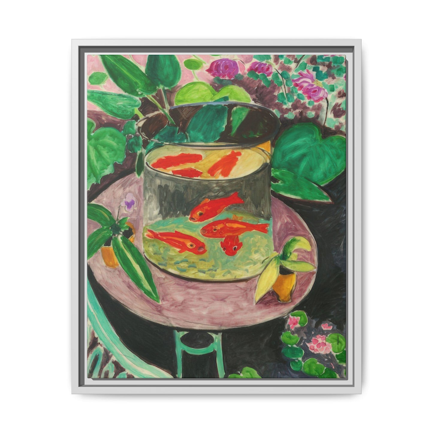 Matisse, Henri - The Goldfish (1912) - Matte Canvas, Framed