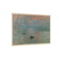 Monet, Claude - Impression, Sunrise (1872) - Matte Canvas, Framed