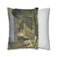 Cézanne, Paul - The House of the Hanged Man, Auvers-sur-Oise (1874) - Suede Square Pillowcase