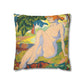 Copy of Pacio, Adam - Emerald Arrows Mandala - Suede Square Pillowcase