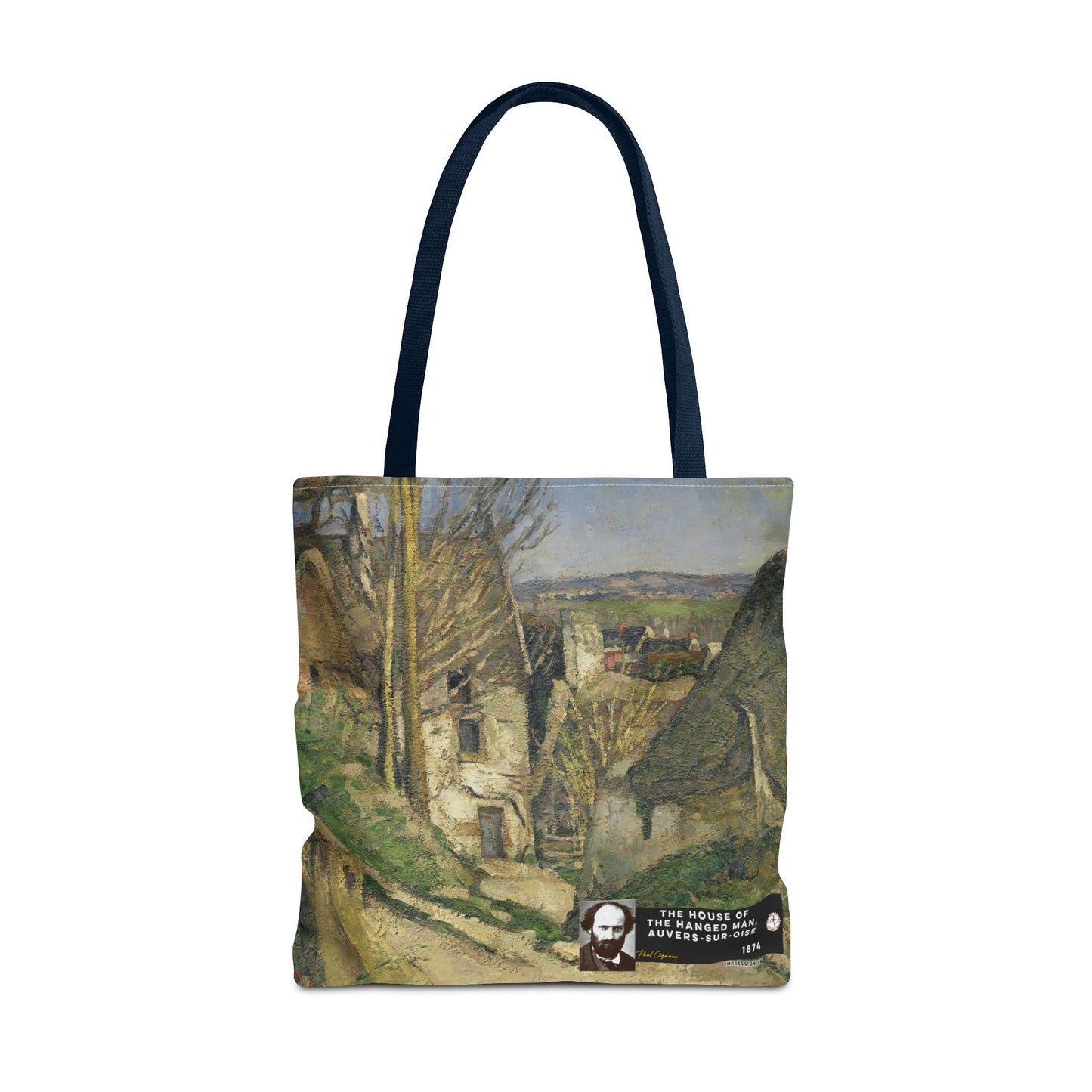 Cézanne, Paul - The House of the Hanged Man, Auvers-sur-Oise (1874) - Tote Bag