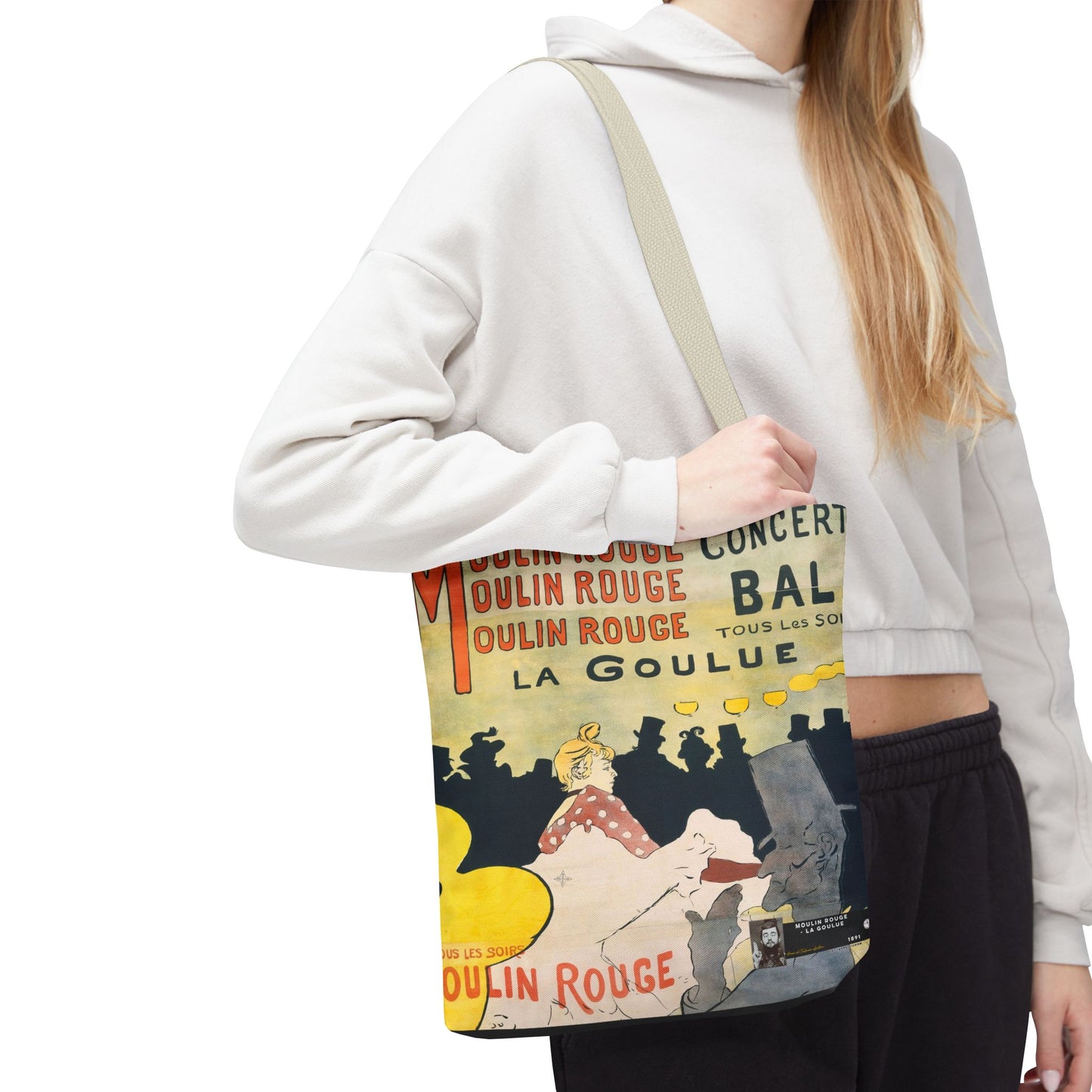 Toulouse-Lautrec, Henri - Moulin Rouge - La Goulue (1891) - Tote Bag