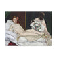 Manet, Édouard - Olympia (1870) - Canvas Block, unframed