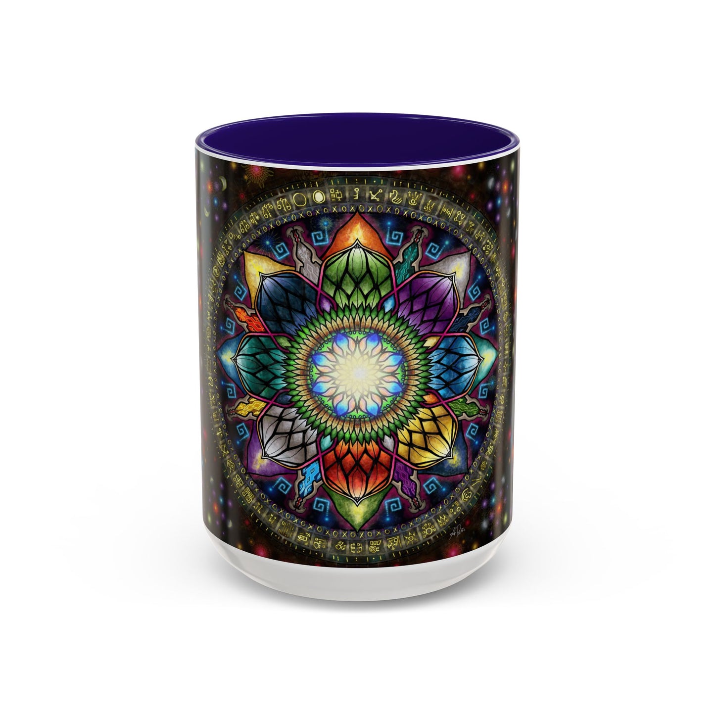 Pacio, Adam - Mystic Jewel Mandala - Colorful Accent Mugs