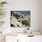 Cézanne, Paul - L’Estaque, Melting Snow (1870) - Matte Canvas, Framed