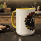 AdamPacio.com - Black Logo - Colorful Accent Mugs