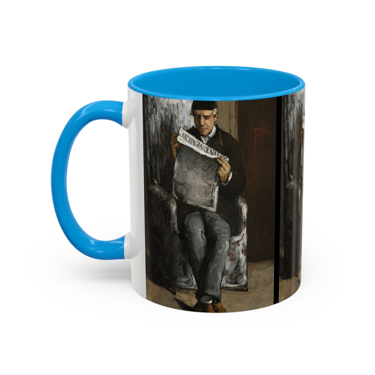 Cézanne, Paul - The Artist’s Father (1866) - Colorful Accent Mugs