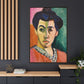 Matisse, Henri - The Green Stripe (1905) - Matte Canvas, Framed