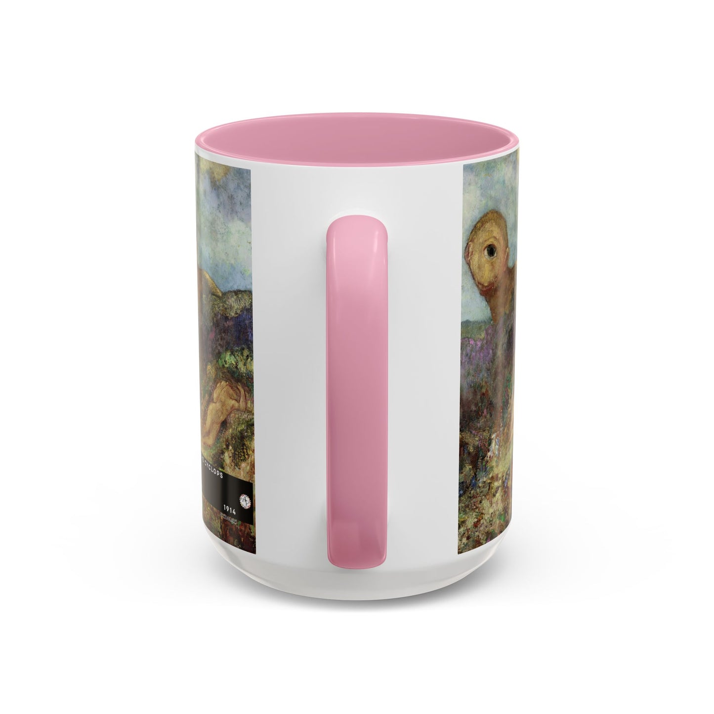 Redon, Odilon - The Cyclops (1914) - Colorful Accent Mugs