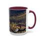 Pissarro, Camille - The Boulevard Montmartre At Night (1897) - Colorful Accent Mugs