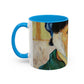 Van Gogh, Vincent - Self Portrait with Bandaged Ear (1889) - Colorful Accent Mugs