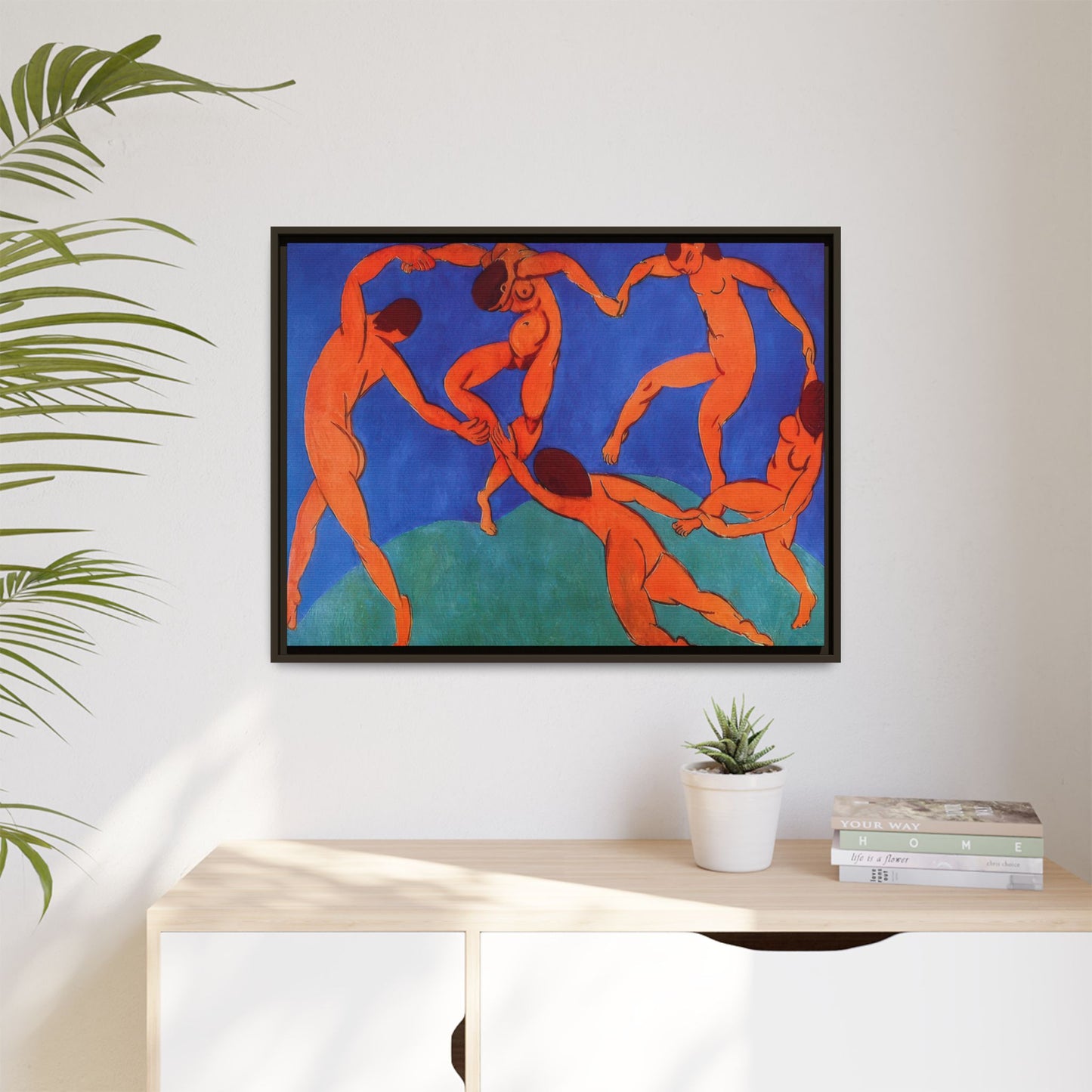 Matisse, Henri - Dance (II) (1910) - Matte Canvas, Framed