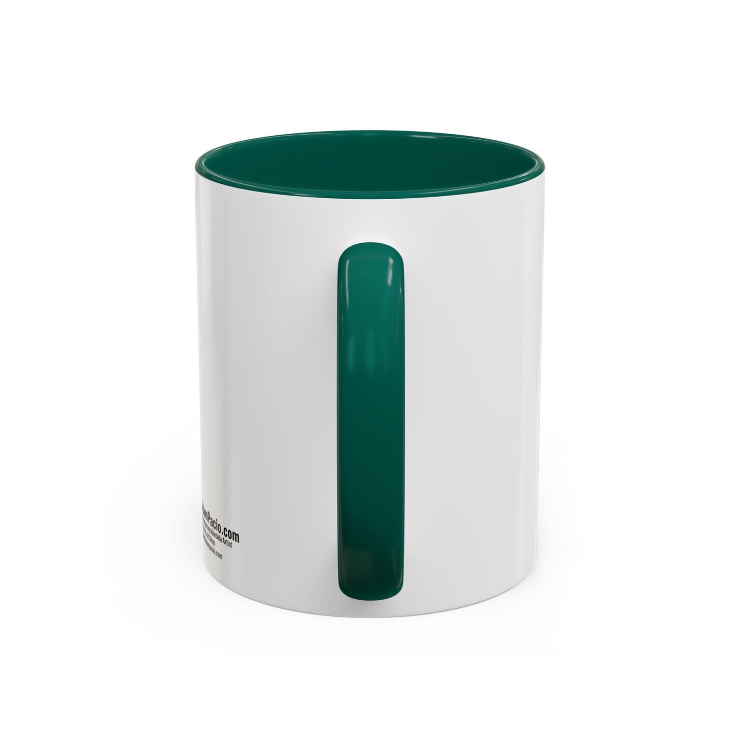 AdamPacio.com - Black Logo - Colorful Accent Mugs
