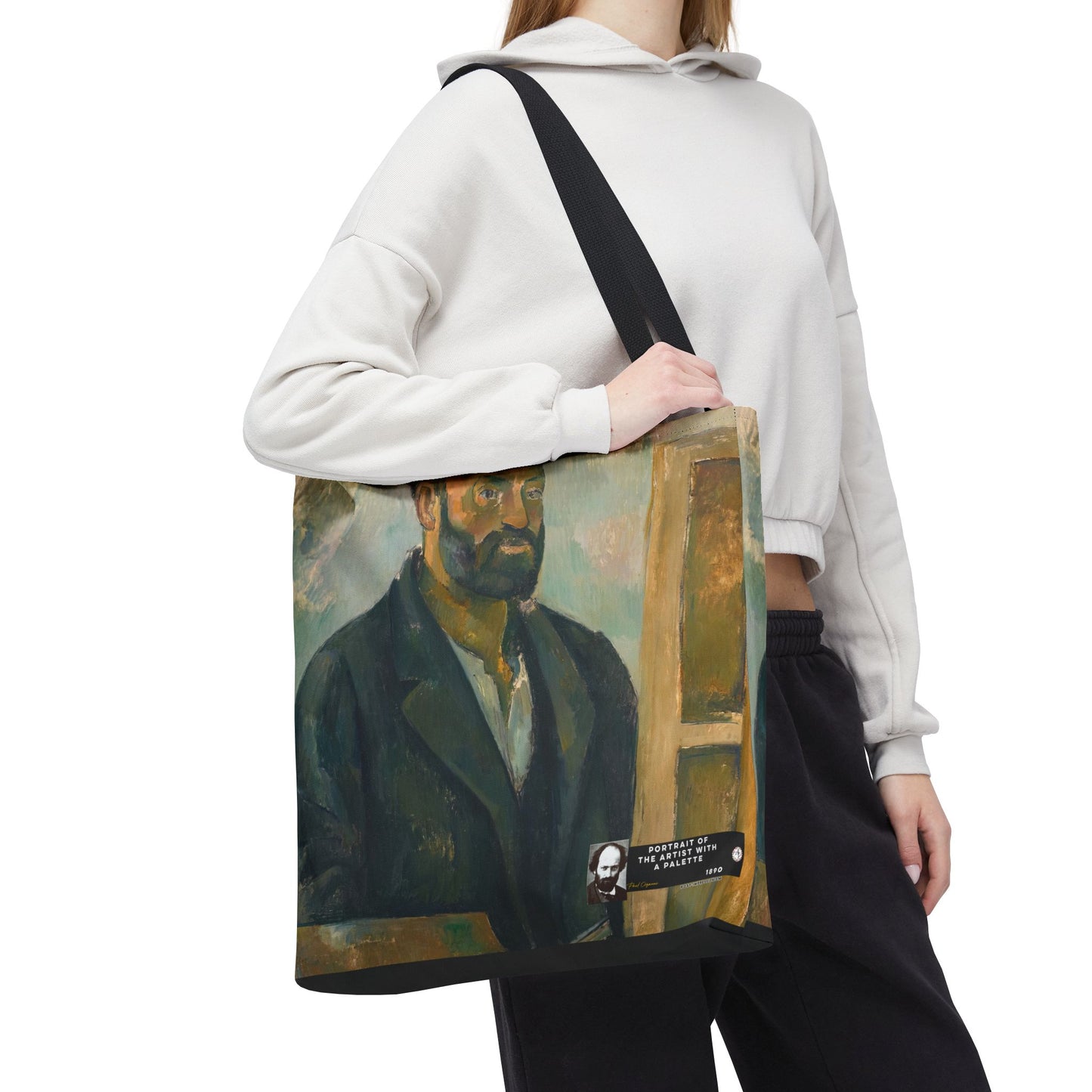 Cézanne, Paul - Portrait of the Artist with a Palette (1890) - Tote Bag