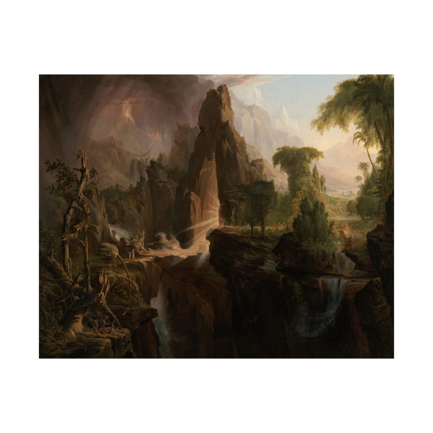 Cole. Thomas - View of Fort Putnam (1825) - Satin Posters
