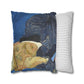 Van Gogh, Vincent - Portrait of Dr. Paul Gachet (1890) - Suede Square Pillowcase