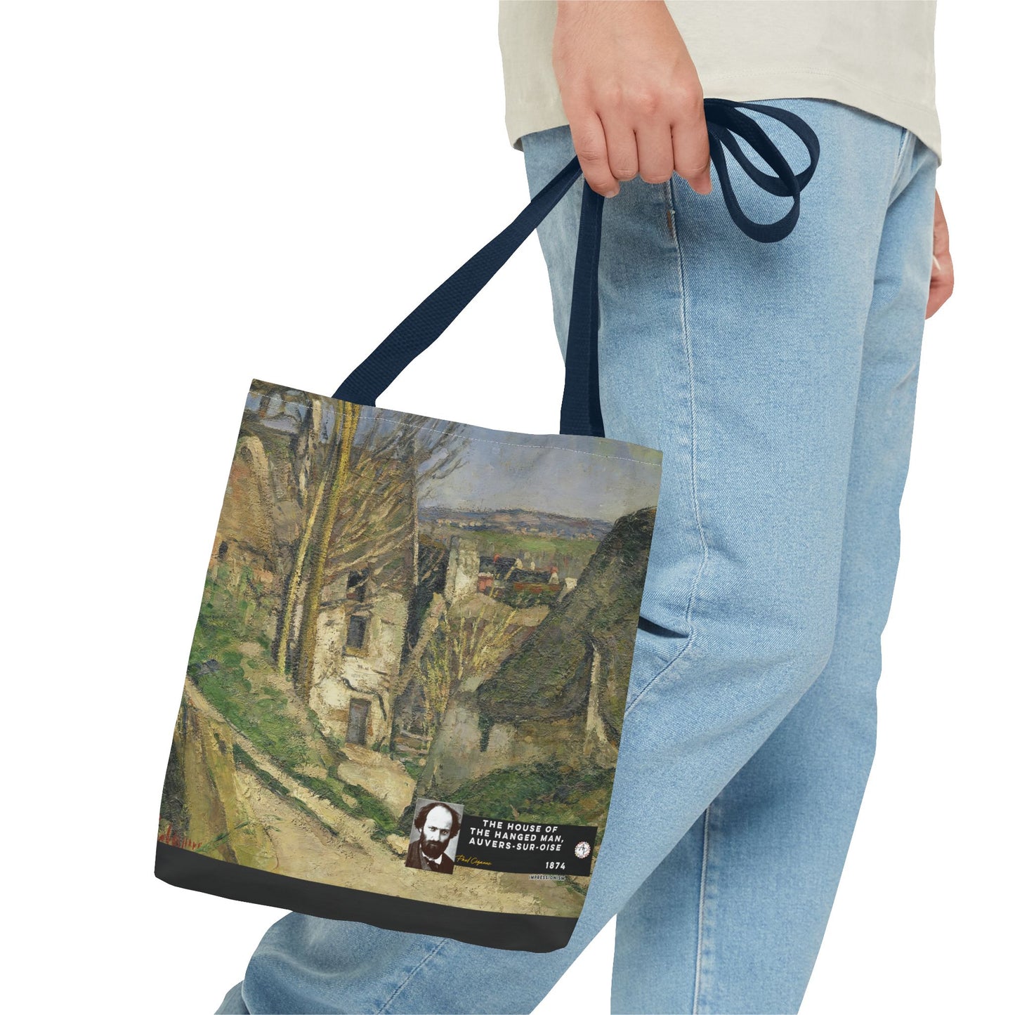 Cézanne, Paul - The House of the Hanged Man, Auvers-sur-Oise (1874) - Tote Bag