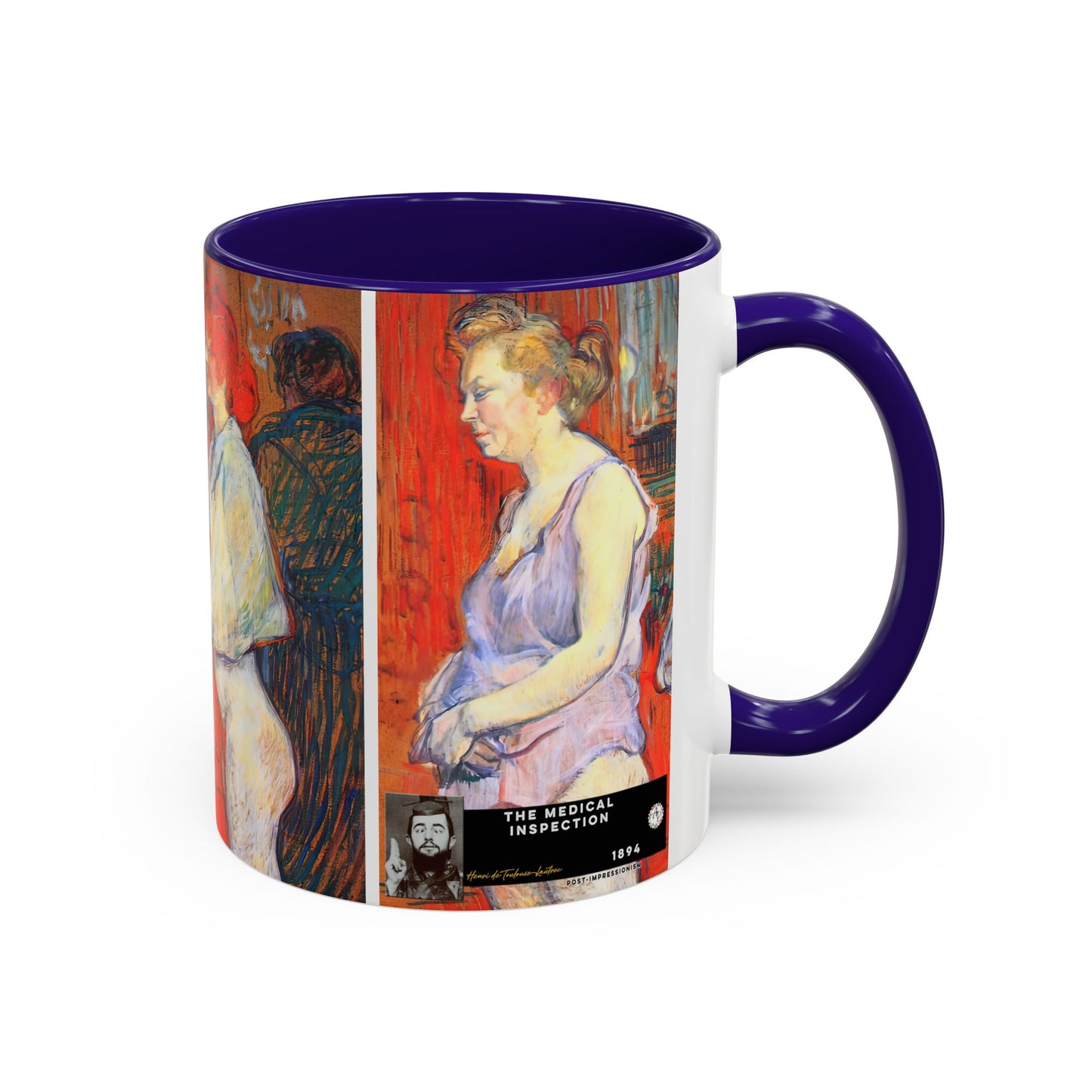 Toulouse-Lautrec, Henri - The Medical Inspection (1894) - Colorful Accent Mugs