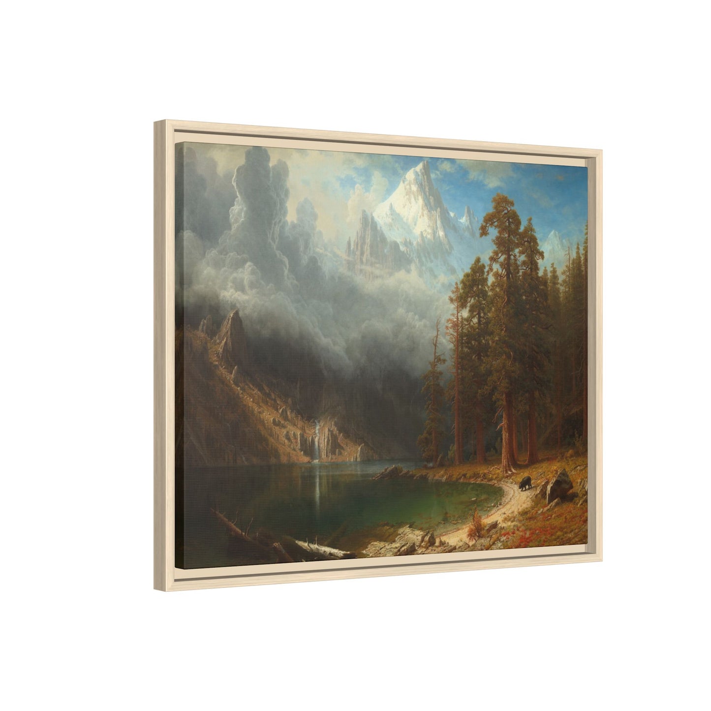 Bierstadt, Albert - Mount Corcoran (1877) - Matte Canvas, Framed