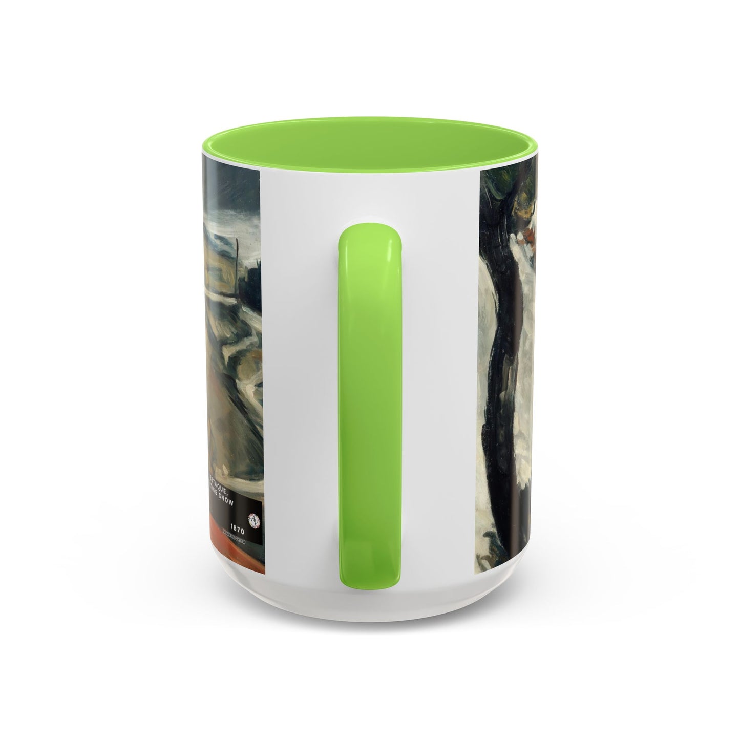Cézanne, Paul - A Modern Olympia (1874) - Colorful Accent Mugs