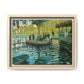 Monet, Claude - La Grenouillere (1869) - Matte Canvas, Framed