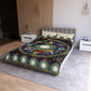 Mystic Jewel Mandala - Microfiber Duvet Cover