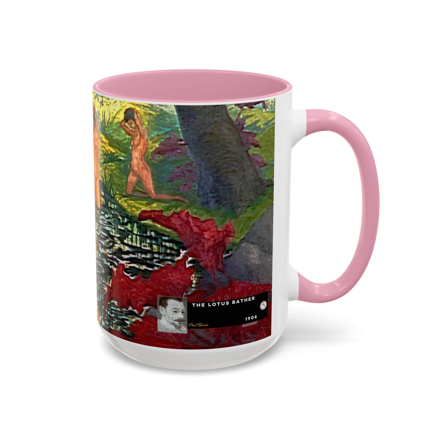 Ranson, Paul - The Lotus Bather (1906) - Colorful Accent Mugs