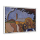 Filiger, Charles - Virgin and Two Angels (1895) - Matte Canvas, Framed