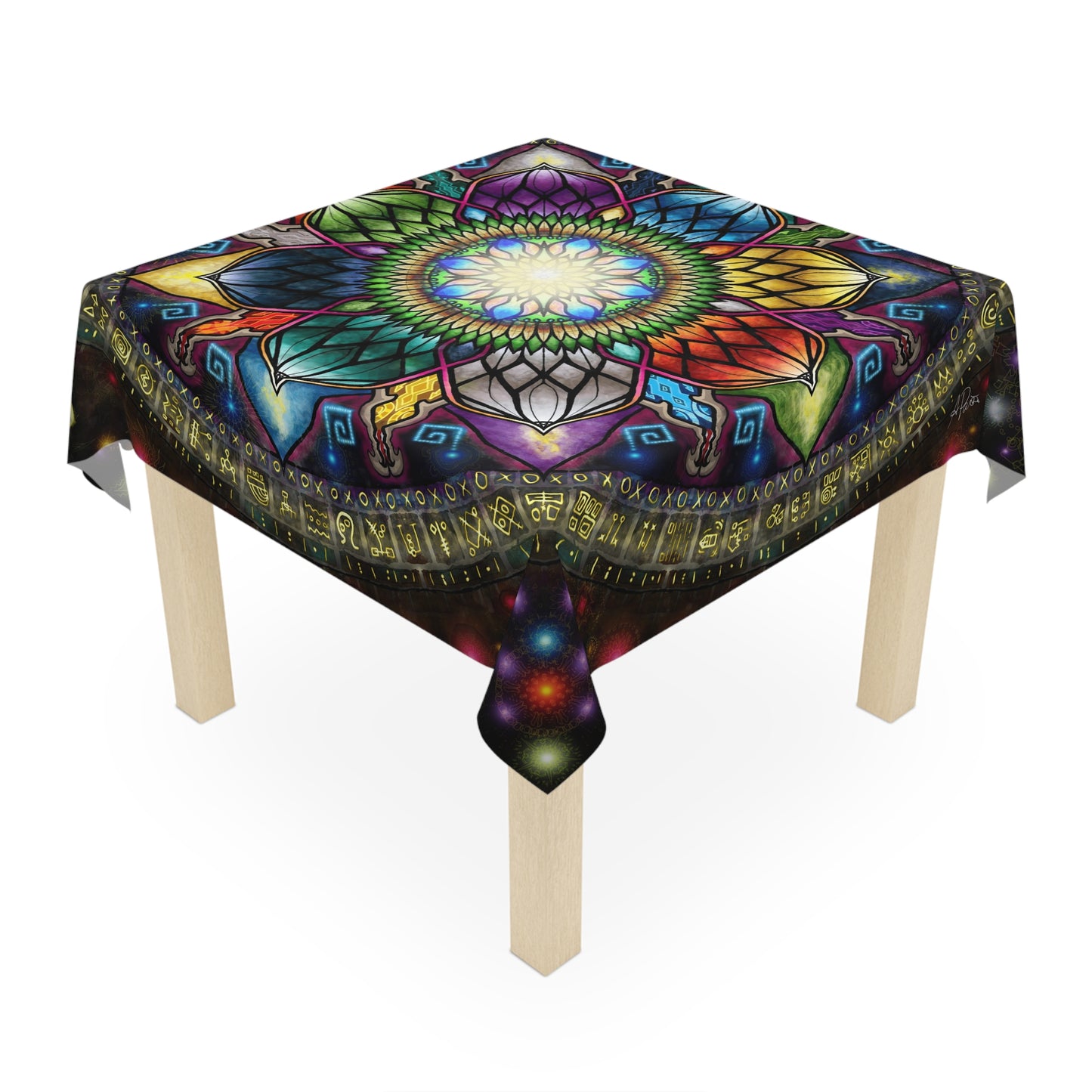 Mystic Jewel Mandala - Tablecloth