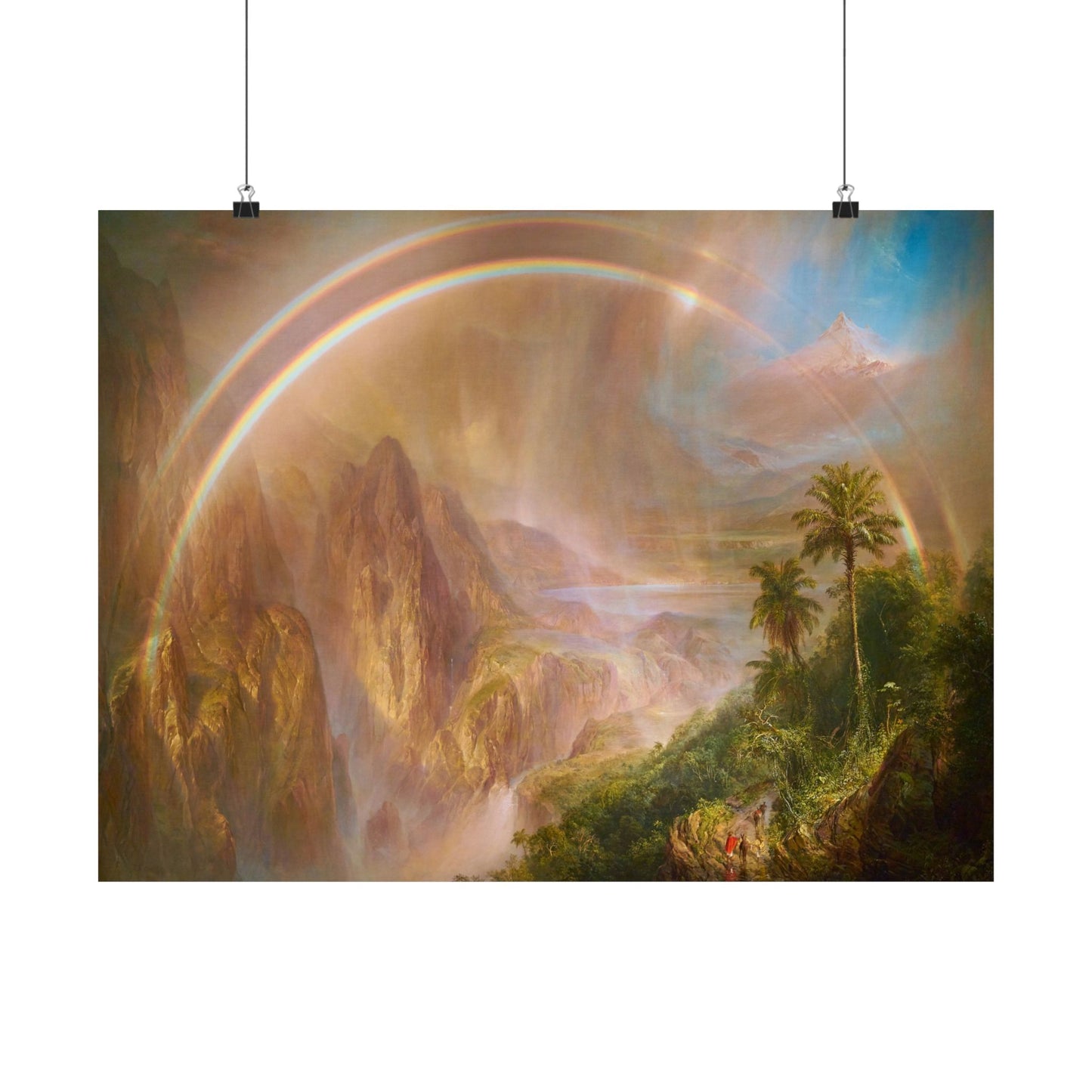 Church, Frederic Edwin - Rainy Season in the Tropics (1866) - Satin Posters