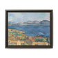 Cézanne, Paul - The Bay of Marseille, Seen from L'Estaque (1885) - Matte Canvas, Framed