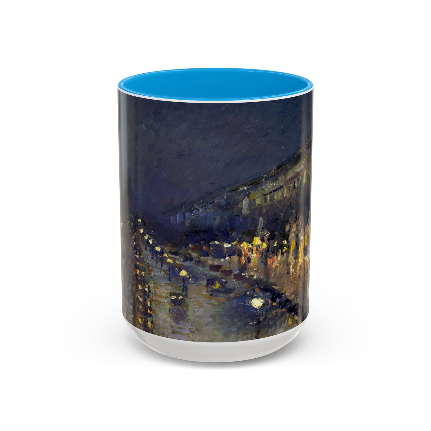 Pissarro, Camille - The Boulevard Montmartre At Night (1897) - Colorful Accent Mugs