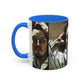 Courbet, Gustave - The Desperate Man (1843) - Colorful Accent Mugs